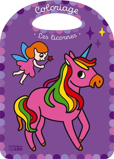 Coloriage feerique licornes