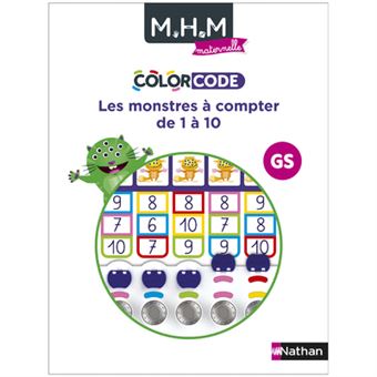 MHM - Maternelle et Colorcode GS - Les monstres à compter de 1 à 10 ...
