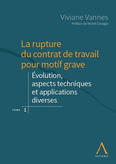La rupture du contrat de travail pour motif grave t1