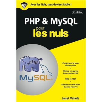 Pour Les Nuls - 6ème édition - PHP et MySQL Poche Pour les Nuls - 6e ed ...