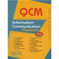 QCM information-communication - Première STG
