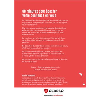 60 minutes pour booster votre confiance en vous