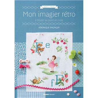 Mon imagier rétro À broder au point de croix - cartonné