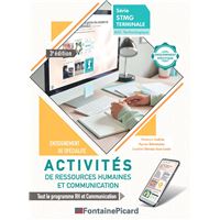 Activités de ressources humaines et communication terminale stmg