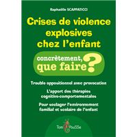 Crises de violence explosives chez l'enfant