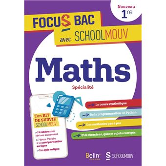 FOCUS BAC Maths Spécialité Première - 1