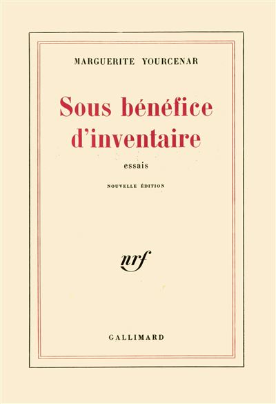 Sous bénéfice d'inventaire