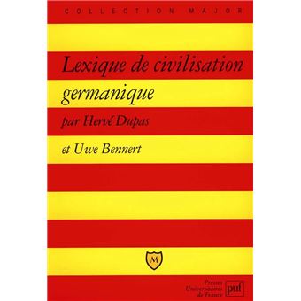 Lexique de civilisation germanique - 1