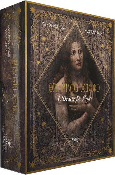 L'Oracle de Vinci - Codex Divinatio 44 cartes - Sandytatoo.2.0 - Exergue - Boîte ou accessoire - Jeux livres objets
