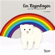 Ein regenbogen auf der eisscholle