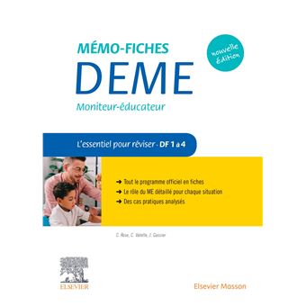 Mémo-Fiches DEME. Moniteur-Educateur - 1