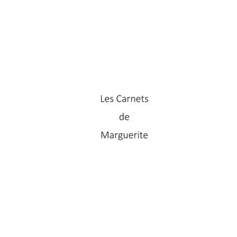 Les Carnets de Marguerite