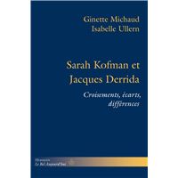Sarah Kofman et Jacques Derrida