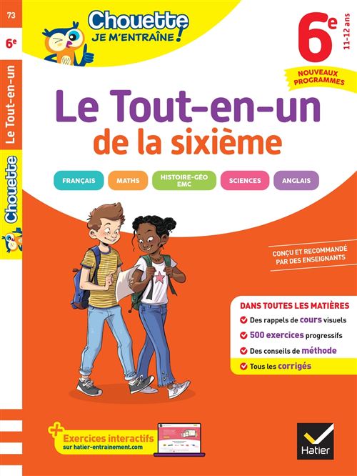 Chouette - Le cahier  Tout-en-un 6e - Gérard Bonnefond - broché