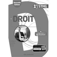Droit 1re STMG (2018) - Livre du professeur
