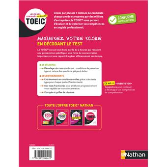 TOEIC - Les Tests corrigés et décodés
