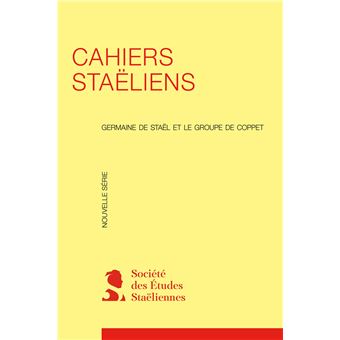 Cahiers staëliens - 1