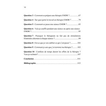Questions-Réponses à mon Thérapeute EMDR