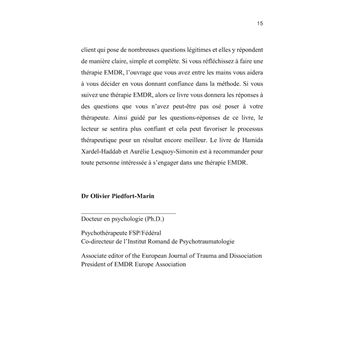 Questions-Réponses à mon Thérapeute EMDR