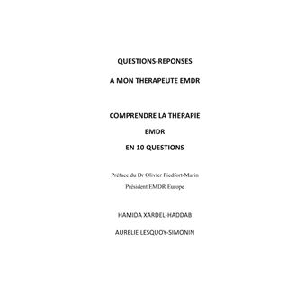 Questions-Réponses à mon Thérapeute EMDR