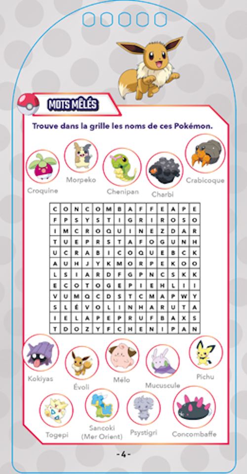 Pokémon - Mon carnet créatif Évoli