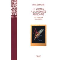 Le roman à la première personne