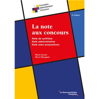 La note aux concours