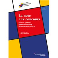 La note aux concours