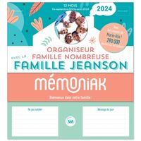 Le bloc hebdomadaire organiseur familial - De de Nesk - Livre