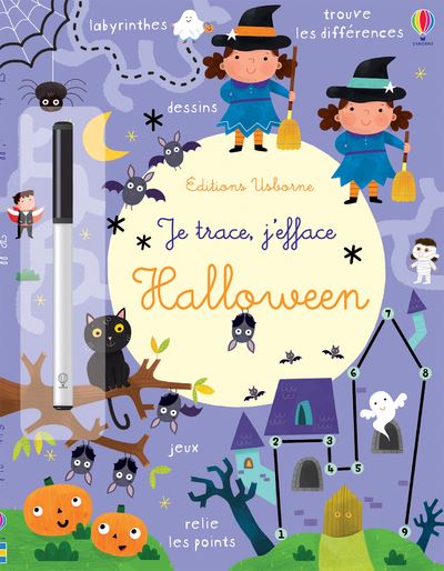 Halloween - Je trace, j'efface - Dès 3 ans