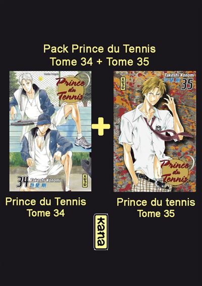 Pack fidelite prince du tennis t34+t35
