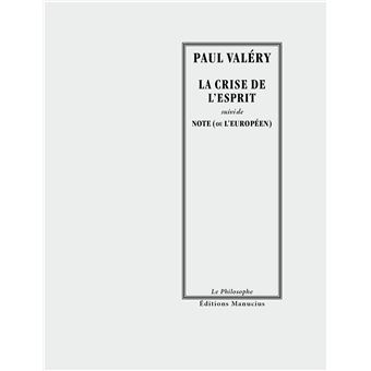 La crise de l'esprit - 1