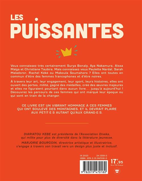  Les Puissantes: 26 femmes noires francophones qui ont fait,  font ou feront l'histoire - Kebe, Diariatou, Bourgoin, Marjorie - Livres