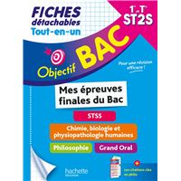 Objectif BAC Fiches Tout-en-un 1re-Term ST2S Mes épreuves finales du Bac