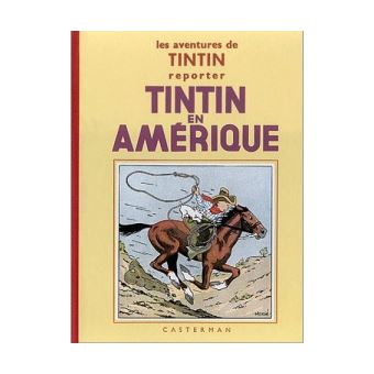 Tintin - Fac Similé noir et blanc - Tintin en Amérique