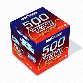 Roll'Cube - 500 questions pour un super champion - Boîte ou accessoire -  Collectif - Achat Livre