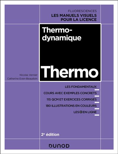 Thermodynamique 2e édition - Nicolas Vernier, Catherine Even-Beaudoin (2024)