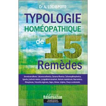 Typologie du remède homéopathique - 15 remèdes - 1