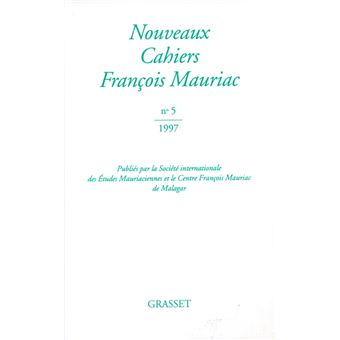 Nouveaux cahiers Francois Mauriac n°05 - 1