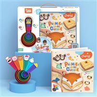 Chefclub Kids – Tasse à Mesurer Jaune Avec Personnage, Pour Enfants Dès 4 Ans, Autonomie En Cuisine