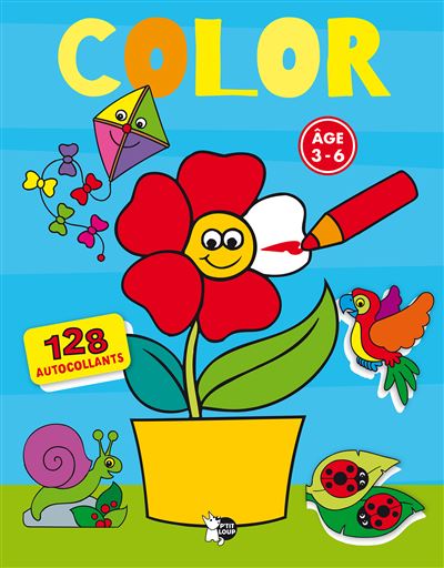Color avec autocollants - 3-6 ans - Vol 1 -  Collectif - cartonné