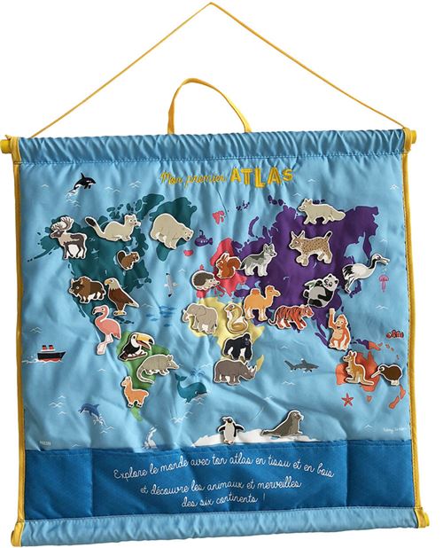 Mon premier atlas (en tissu) - Mélanie Marie - Coffret