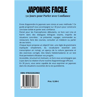 Japonais Facile : 30 Jours pour Parler avec Confiance