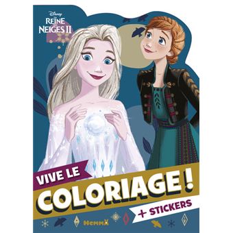 La Reine des neiges - Disney La Reine des Neiges 2 - Vive le coloriage ! (Elsa et Anna) - 1