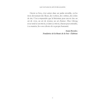 Les murmures du vent et des souvenirs