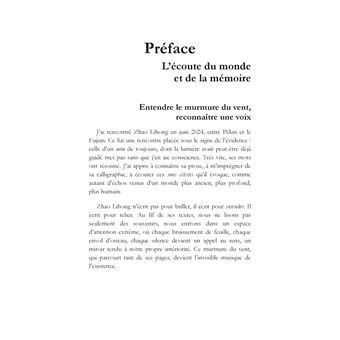 Les murmures du vent et des souvenirs