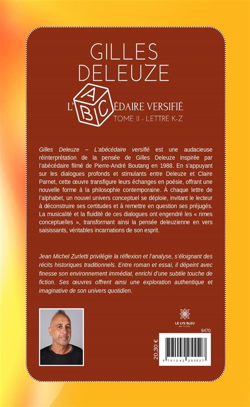 Gilles Deleuze - L'abécédaire versifié - broché - Jean-Michel