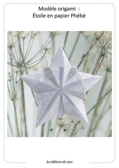 Origami Étoile en papier