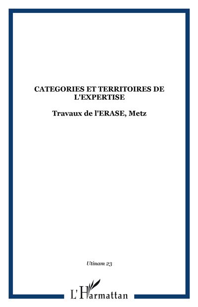 Categories et territoires de l'expertise -  Inconnus - (donnée non spécifiée)