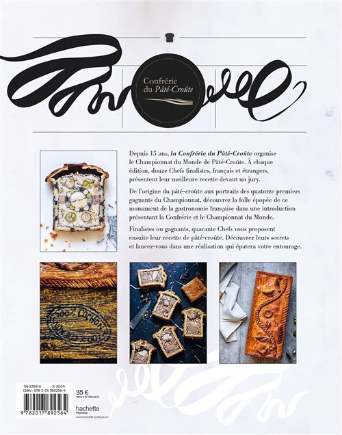 La Confrérie du Pâté Croûte Livre La Confrérie du pâté croute | La Boutique des chefs